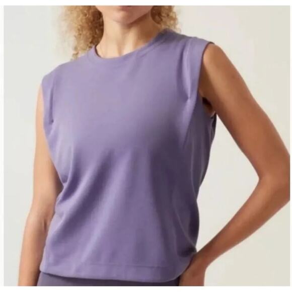 ATHLETA Seasoft Athletic Tank Lavender Top Size XS Tall - Picture 1 of 7